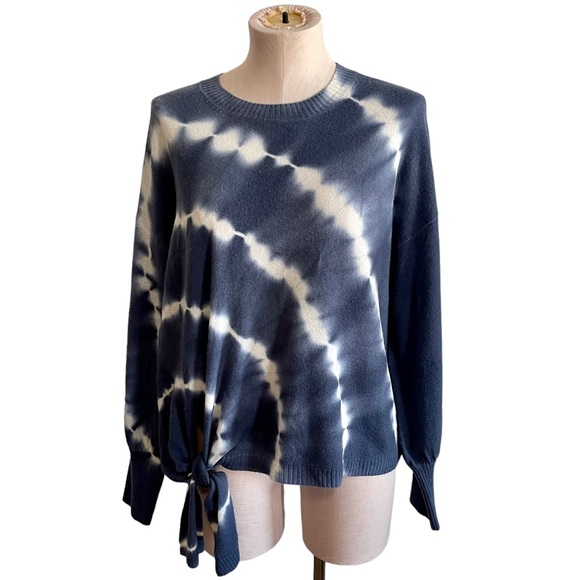 Cinq à Sept Tie Dye Clerisa Pullover Sweater Wool Cashmere - Picture 3 of 11
